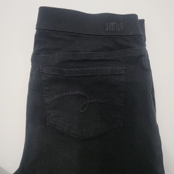 Justice Girls - 16 plus - Mid Rise Legging/jeans black - Picture 5 of 6